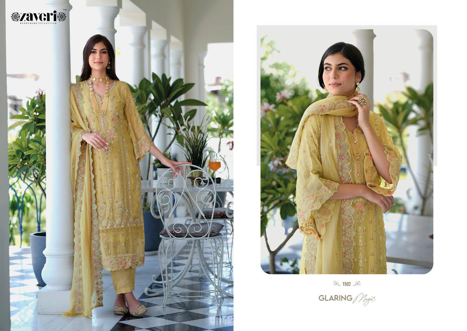 Anaya By Eba Lifestyle 1592 To 1595 Series Ready To Wear Heavy soft organza Dresses At Wholesale Price